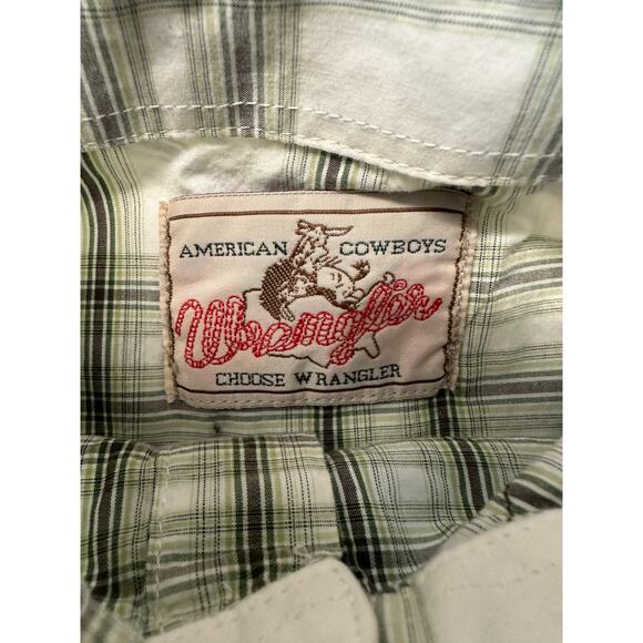 Wrangler Mens Pearl Snap Western Shirt Small - Picture 4 of 6